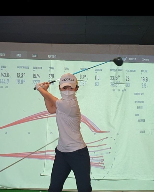 황유민 — 스윙·탄도 데이터 확인